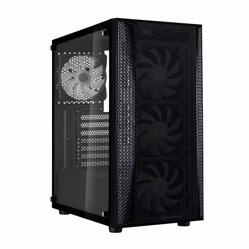 کیس گیمینگ سیلوراستون مدل SST-FARA B1 Lucid Rainbow