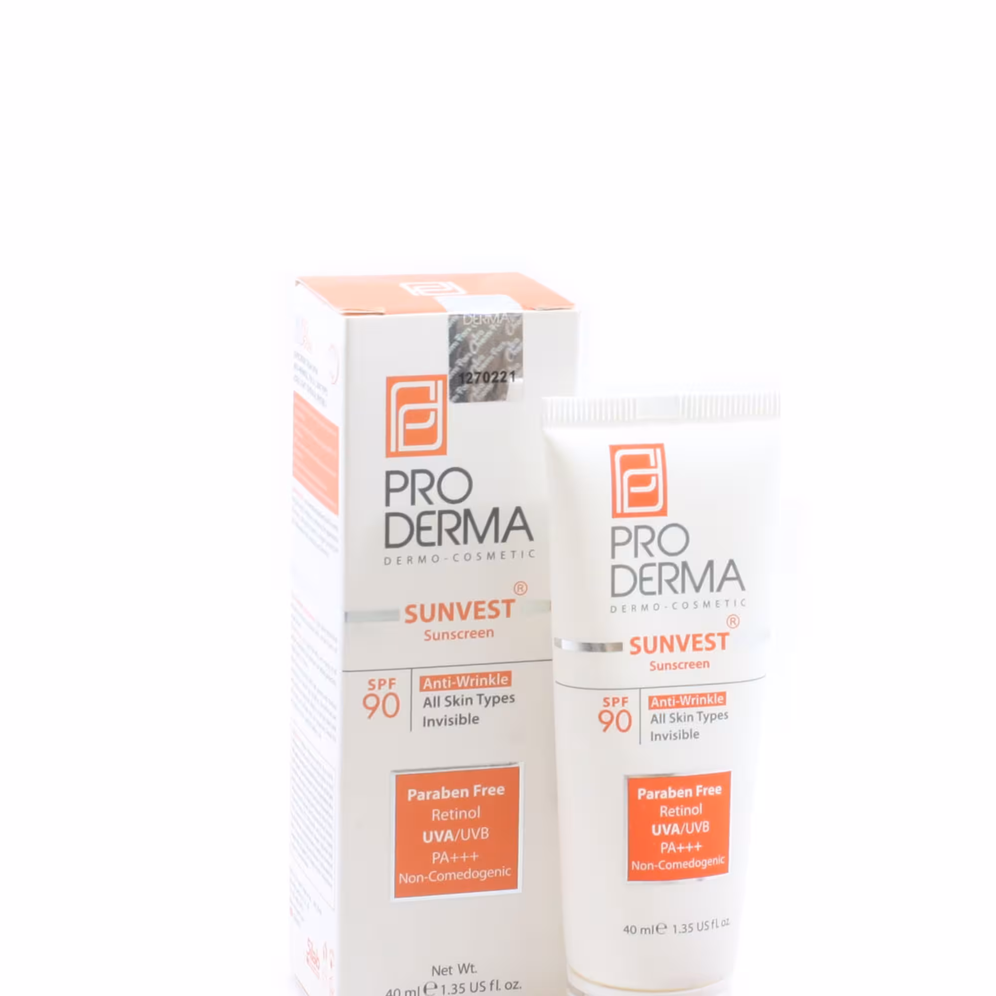 کرم ضد آفتاب و ضد چروک SPF90 پرودرما