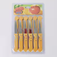 چاقو میوه خوری طرح چوب MTG کد 2009 بسته 12 عددی