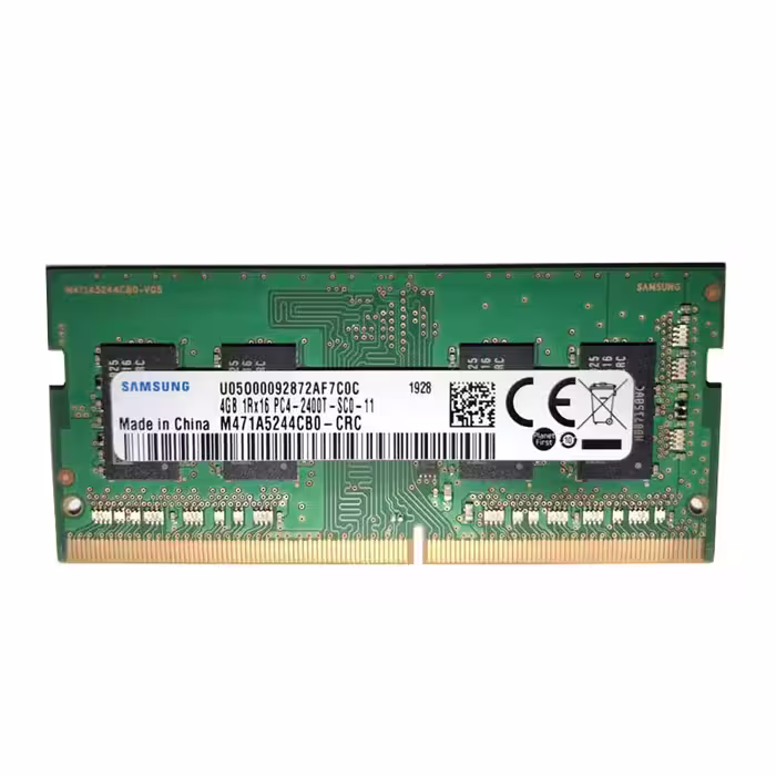 رم لپ تاپ DDR4 تک کاناله 2400 مگاهرتز CL19 سامسونگ مدل SODIMM ظرفیت 4 گیگابایت | کالا مکس