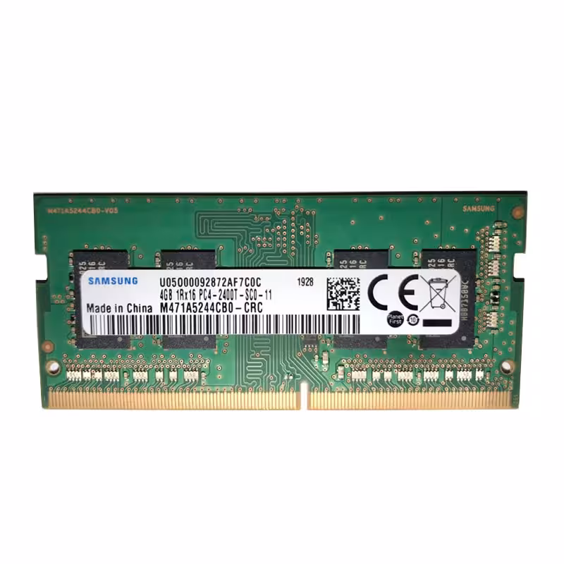 رم لپ تاپ DDR4 تک کاناله 2400 مگاهرتز CL19 سامسونگ مدل SODIMM ظرفیت 4 گیگابایت | کالا مکس