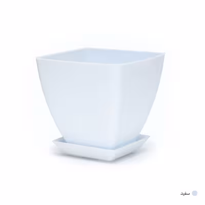 گلدان مدل پلاستیکی مربع کد 010