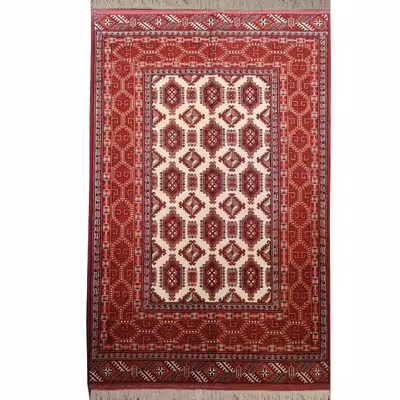 فرش دستبافت سه متری طرح لوزی کد AA380