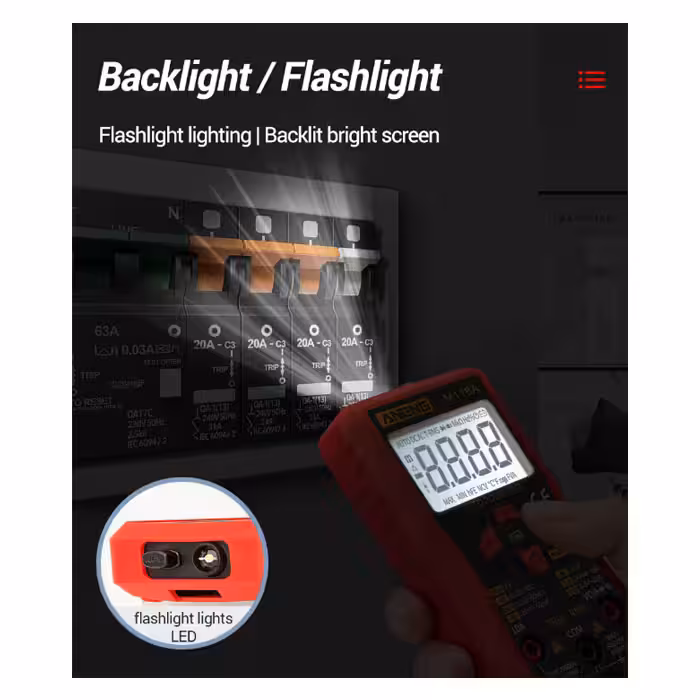 مینی مولتی متر دیجیتال ANENG مدل M118A 