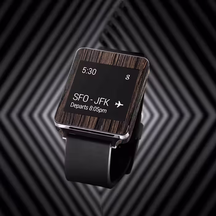 برچسب ماهوت طرح Burned Wood مناسب برای ساعت هوشمند ال جی G Watch