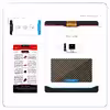 برچسب پوششی ماهوت مدل Glossy-Brown-Fiber مناسب برای تبلت وریکو Unipad