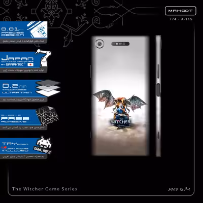برچسب پوششی ماهوت مدل The Witcher Game Series-FullSkin مناسب برای گوشی موبایل سونی Xperia XZ1