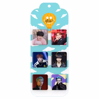 پیکسل خندالو مدل جوهان گروه مانستا اکس MONSTA X کد 1262A مجموعه 6 عددی