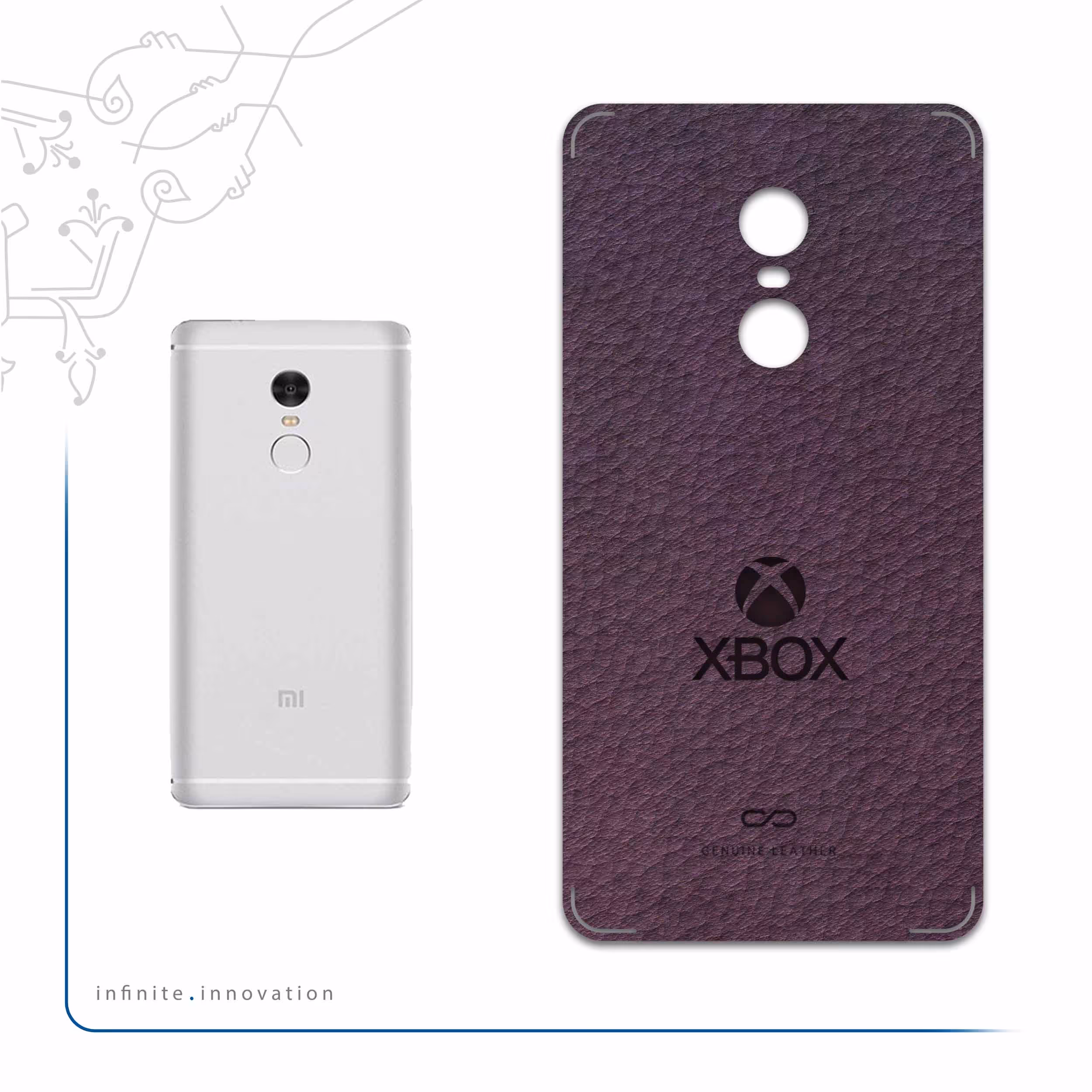 برچسب پوششی ماهوت مدل PL-XBOX مناسب برای گوشی موبایل شیائومی Redmi Note 4