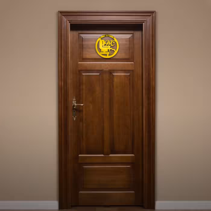 آینه پلکسی گلس دکوماتوس طرح شاه پسند مدل IND103 بسته 2 عددی