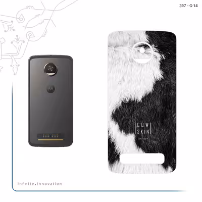 برچسب پوششی ماهوت مدل Cow Skin مناسب برای گوشی موبایل موتورولا Moto Z