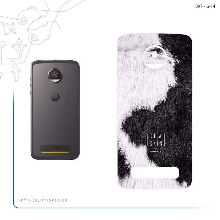 برچسب پوششی ماهوت مدل Cow Skin مناسب برای گوشی موبایل موتورولا Moto Z