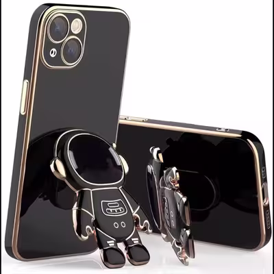 کاور طرح فضانورد مدل 13PM مناسب برای گوشی موبایل اپل iphone 13pro max به همراه پایه نگهدارنده