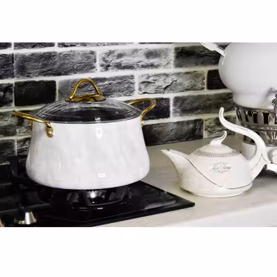 سرویس پخت و پز 7 پارچه بریونی مدل ماربل کد 00