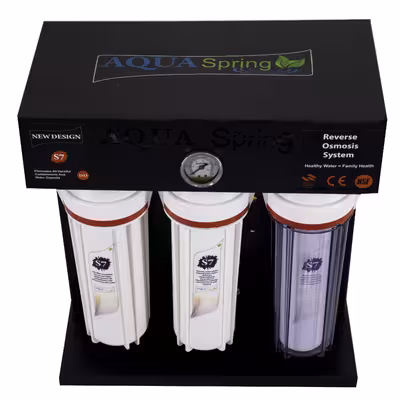 دستگاه تصفیه کننده آب آکوآ اسپرینگ مدل RO-S7-BZ 7200 به همراه فیلتر مجموعه 4 عددی
