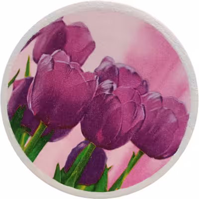 بشقاب دیوارکوب سفالی مدل بهار کد 6 مجموعه 2 عددی