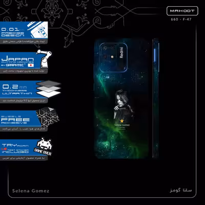 برچسب پوششی ماهوت مدل Selena Gomez-FullSkin مناسب برای گوشی موبایل شیائومی Redmi 10C