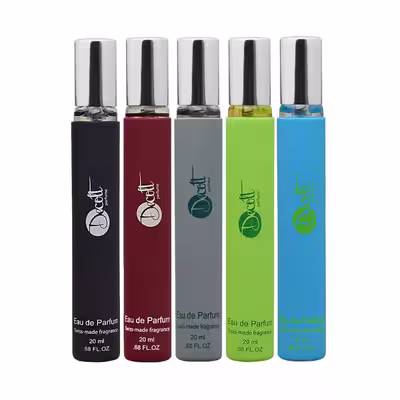 عطر جیبی مردانه دکلت مدل SONG حجم 20 میلی لیتر مجموعه 5 عددی