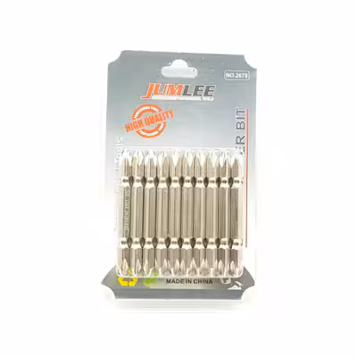 سری پیچ گوشتی دو سر چهار سو جاملی مدل PH2-PH2 60mm بسته 10 عددی