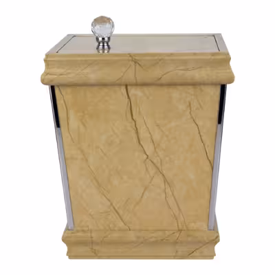 ست سطل و جای دستمال کاغذی طرح سنگ کد 290031