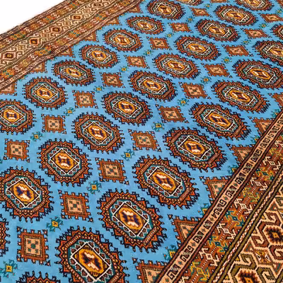 فرش دستبافت دو و نیم متری مدل ترکمن کد 1154