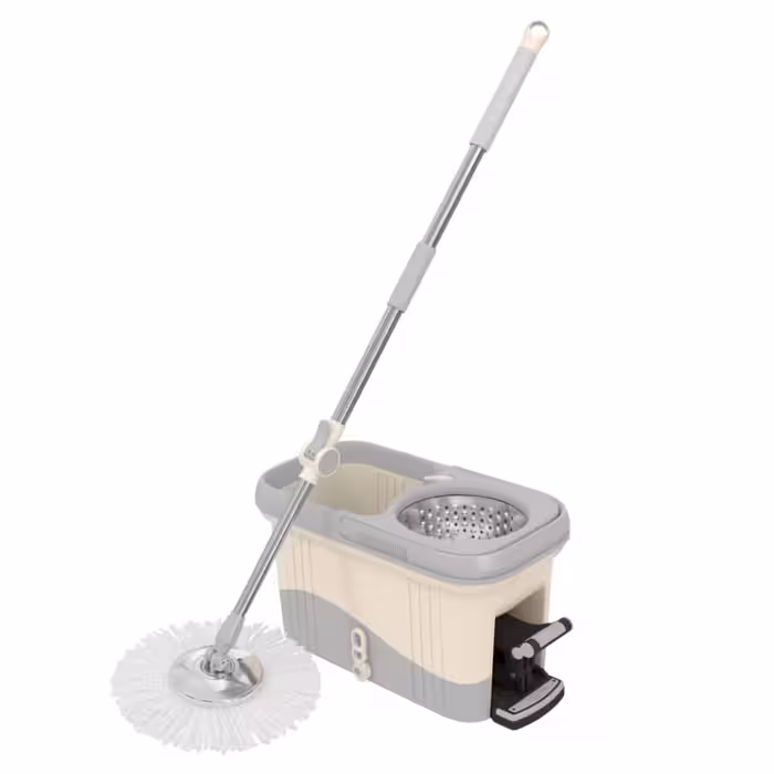 ست سطل و زمین شوی چرخشی شاین مدل صدف