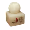 آباژور سنگ نمک مدل گوی و مکعب طرح آیه دار کد 429