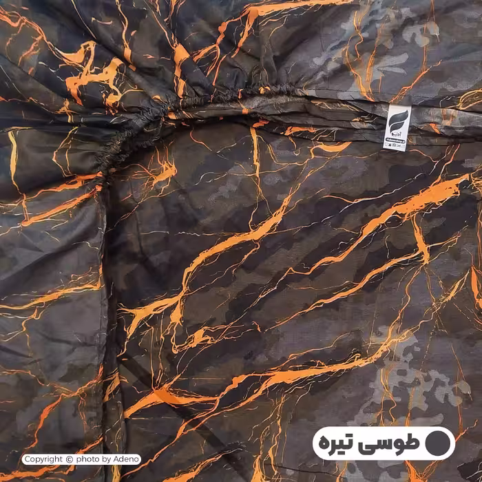 ملحفه آدنو مدل volcano کد CH84 دونفره سایز 180x200 سانتی متر