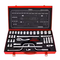 جعبه بکس 34 پارچه توسن درایو 1/2 اینچ ساخت تایوان مدل T1252-34M