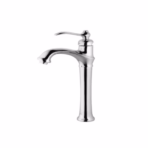 شیر روشویی بلند درخشان مدل لوتوس