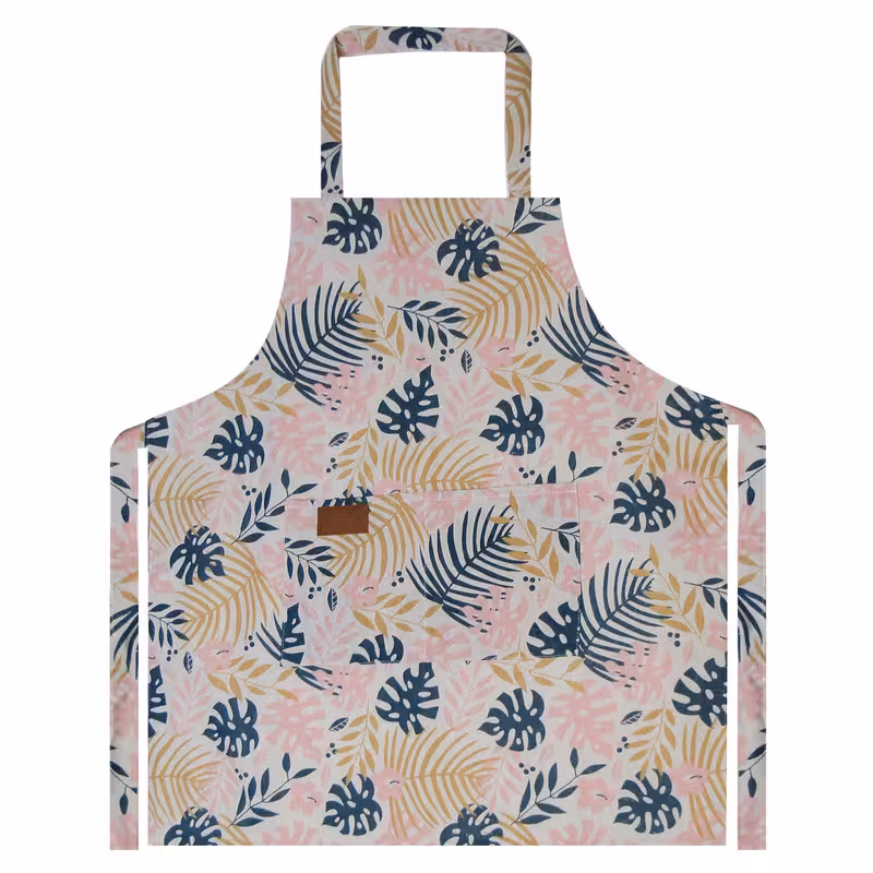 پیش بند آشپزخانه هوم اند لایف مدل سیلوانا طرح برگ های رنگی | کالا مکس