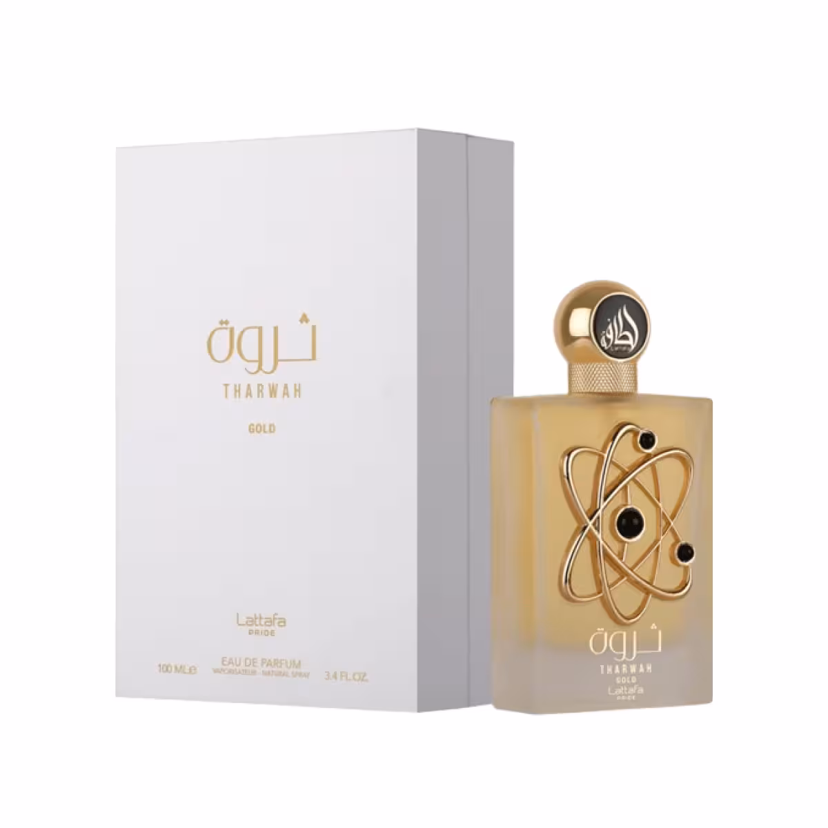 عطر ادکلن ثروه گلد طلایی لطافه پراید Tharwah Gold Lattafa Pride مشابه رایحه لیبر اینتنس زنانه