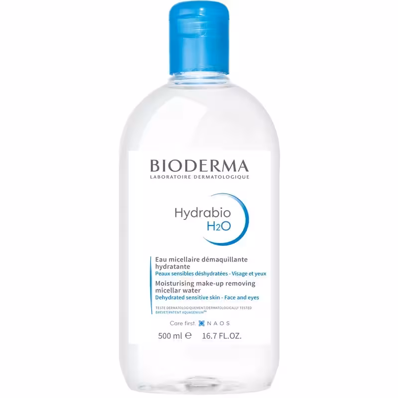 میسلار واتر آبرسان بایودرما Bioderma مدل Hydrabio H2O حجم 500 میل