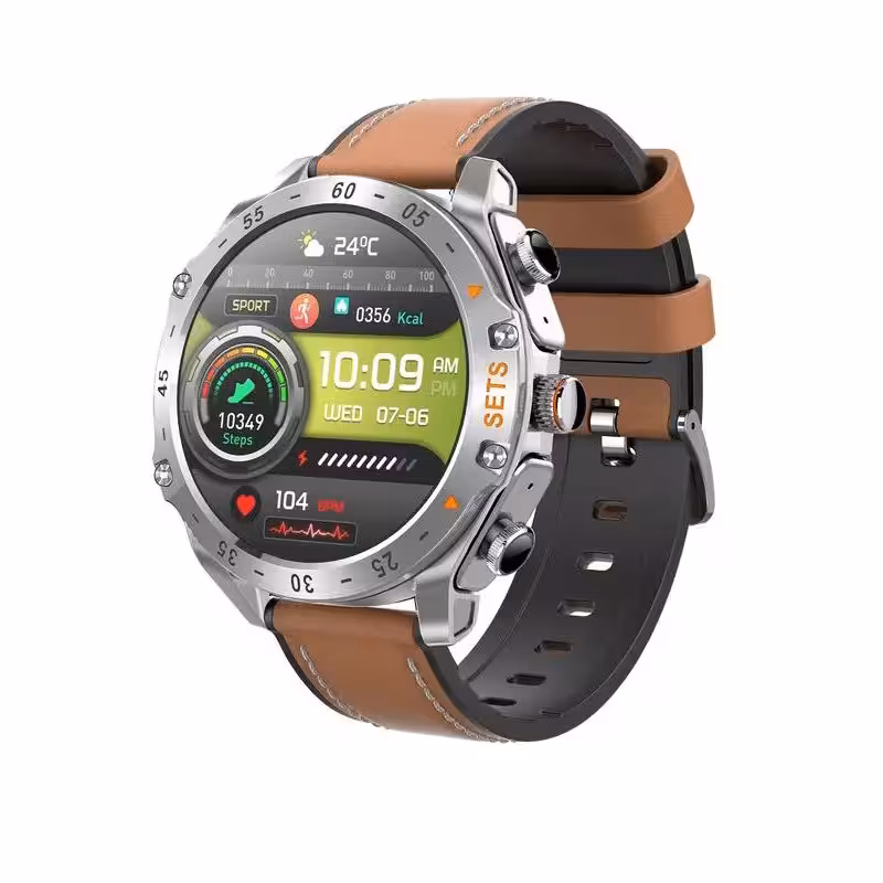 ساعت هوشمند پرودو مدل APY BEST HYPE SMART 1008 دارای قابلیت های صفحه نمایش رنگی، صفحه نمایش لمسی، کنترل موسیقی (Music Player)، قابلیت مکالمه از طریق بلوتوث بند چرم مصنوعی | کالا مکس