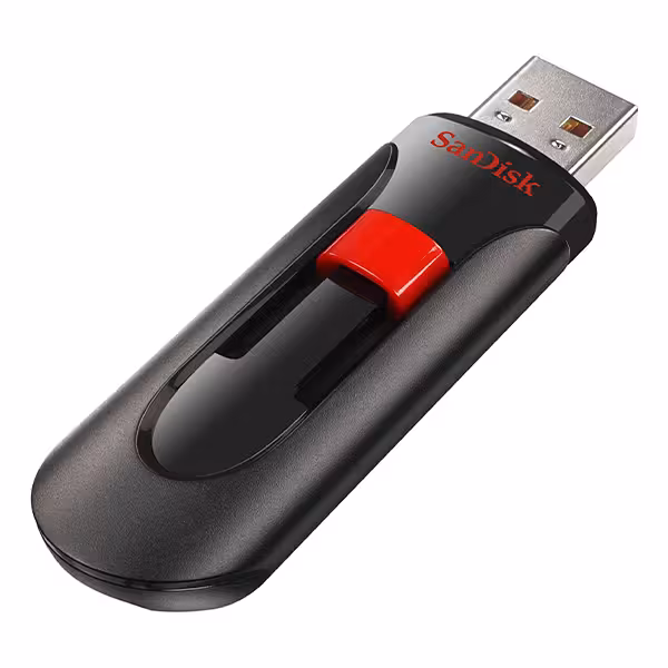 فلش مموری usb3 سن دیسک مدل CRUZER GLIDE CZ60 ظرفیت 64 گیگابایت