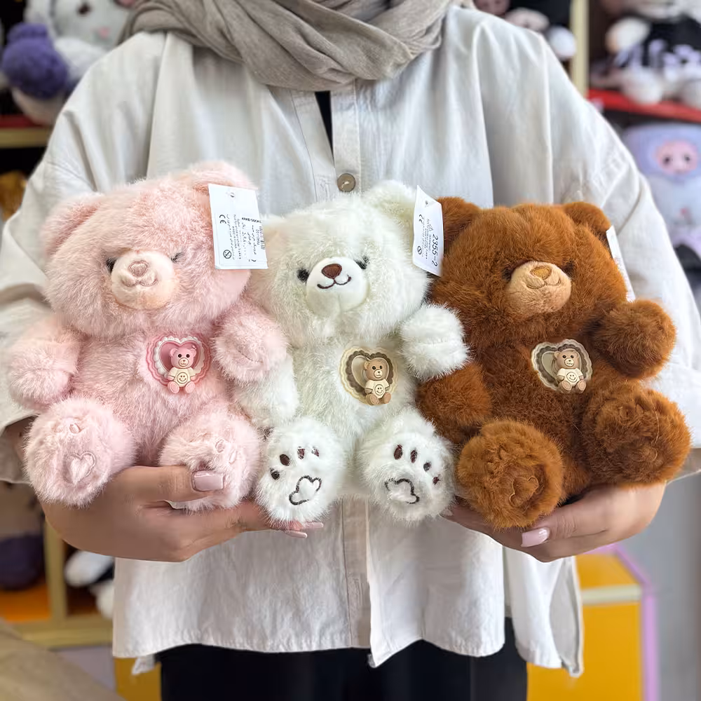عروسک خرس سینه چرخشی