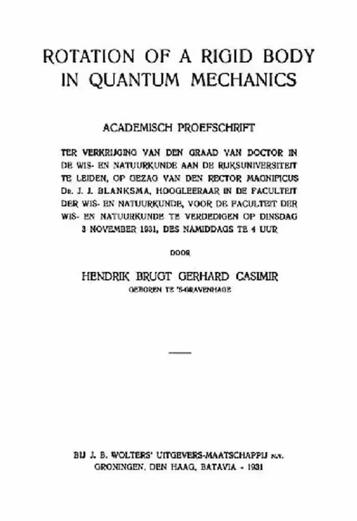 خرید و دانلود نسخه کامل کتاب Rotation of a rigid body in quantum mechanics [PhD Thesis]