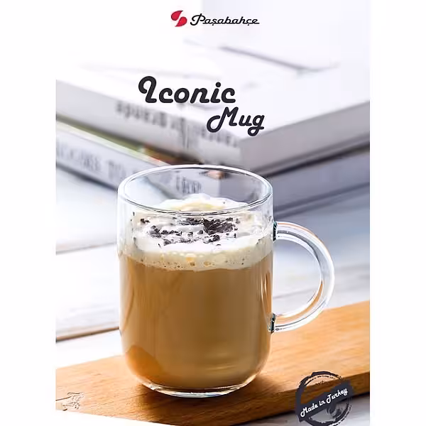 ماگ پاشاباغچه طرح iconic مدل 55753 بسته 2 عددی
