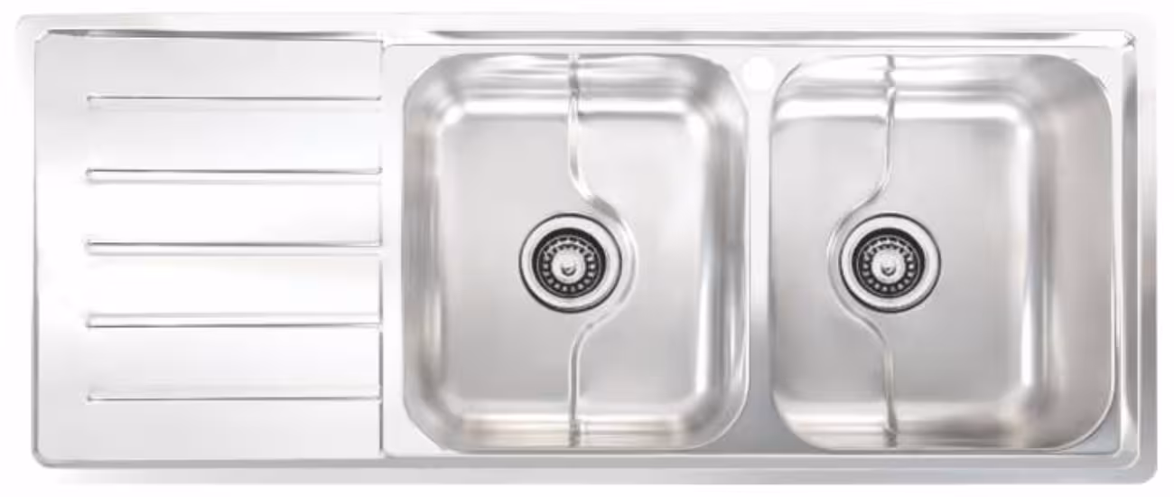 سینک فانتزی توکار SA101 سایز 52×122 عمق 23