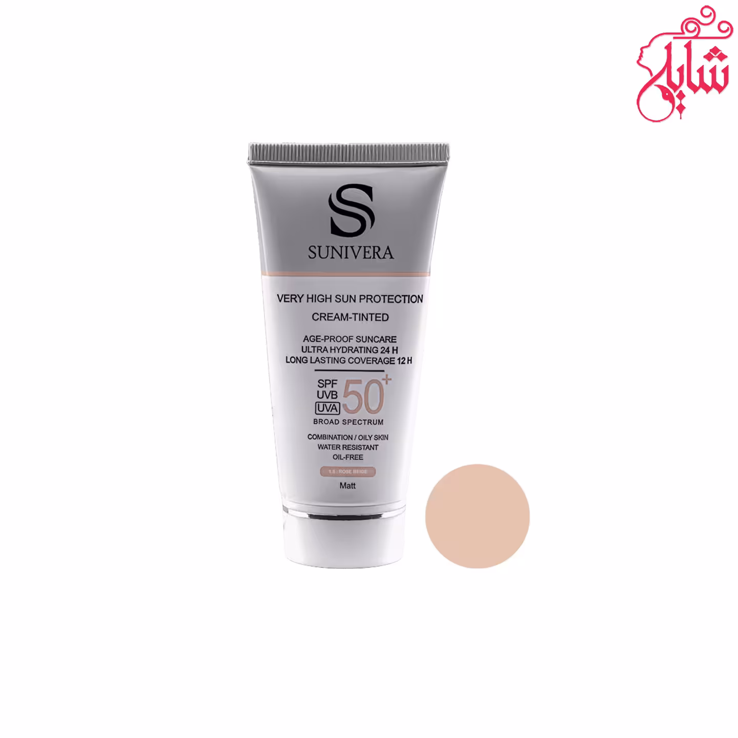 سانیورا-ضدافتاب پوست چرب رز بژ(SPF50)