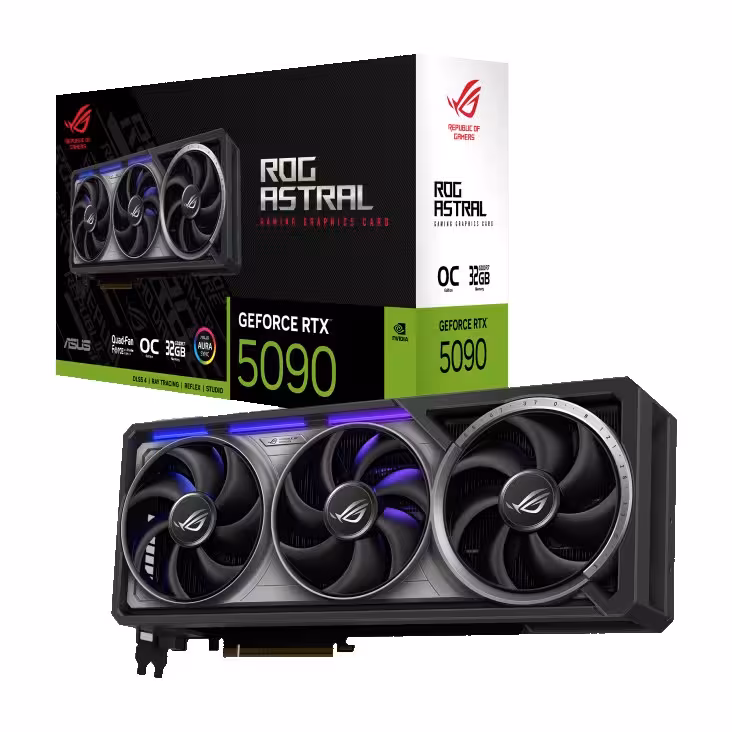 کارت گرافیک ایسوس ROG Astral RTX 5090 OC 32G