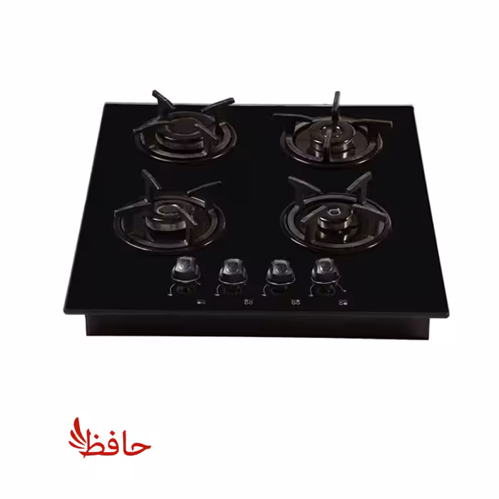 اجاق گاز صفحه ای شیشه ای چهار شعله جنرال مدل اران (ترموکوبل دار)