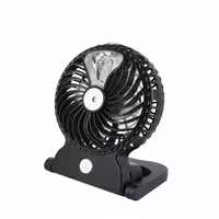 پنکه شارژی رومیزی مدل بخور دار کدb113