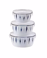 ظروف نگهدارنده سه تایی چینی بن چاینا دربدار وارداتی