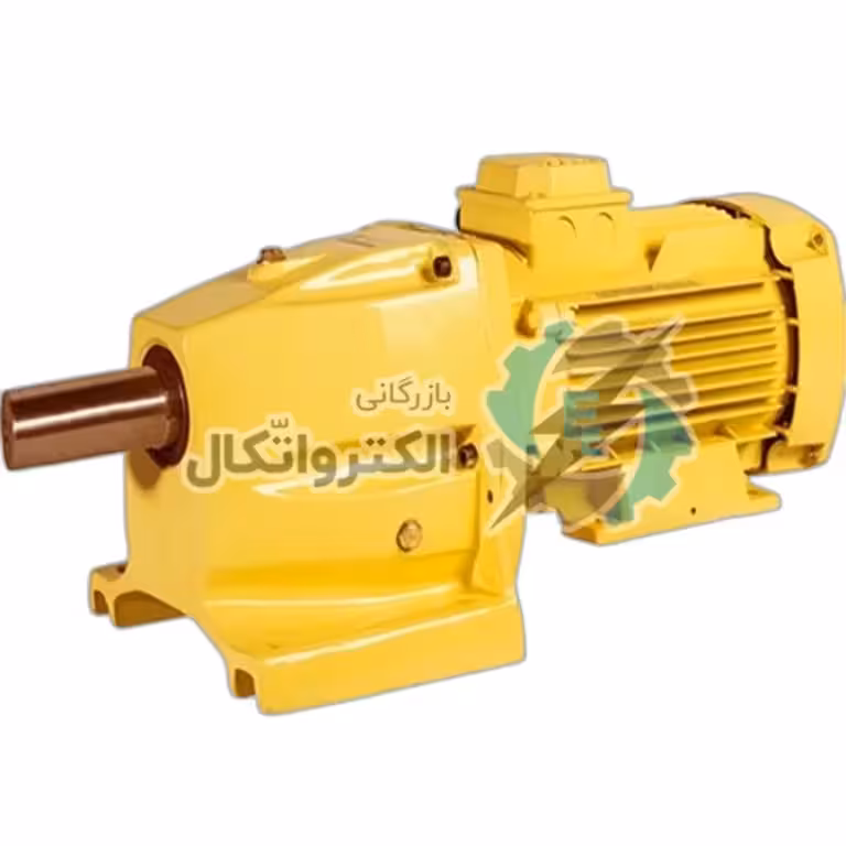 الکترو گیربکس هلیکال پایه دار شریف 15 اسب 50 دور خروجی