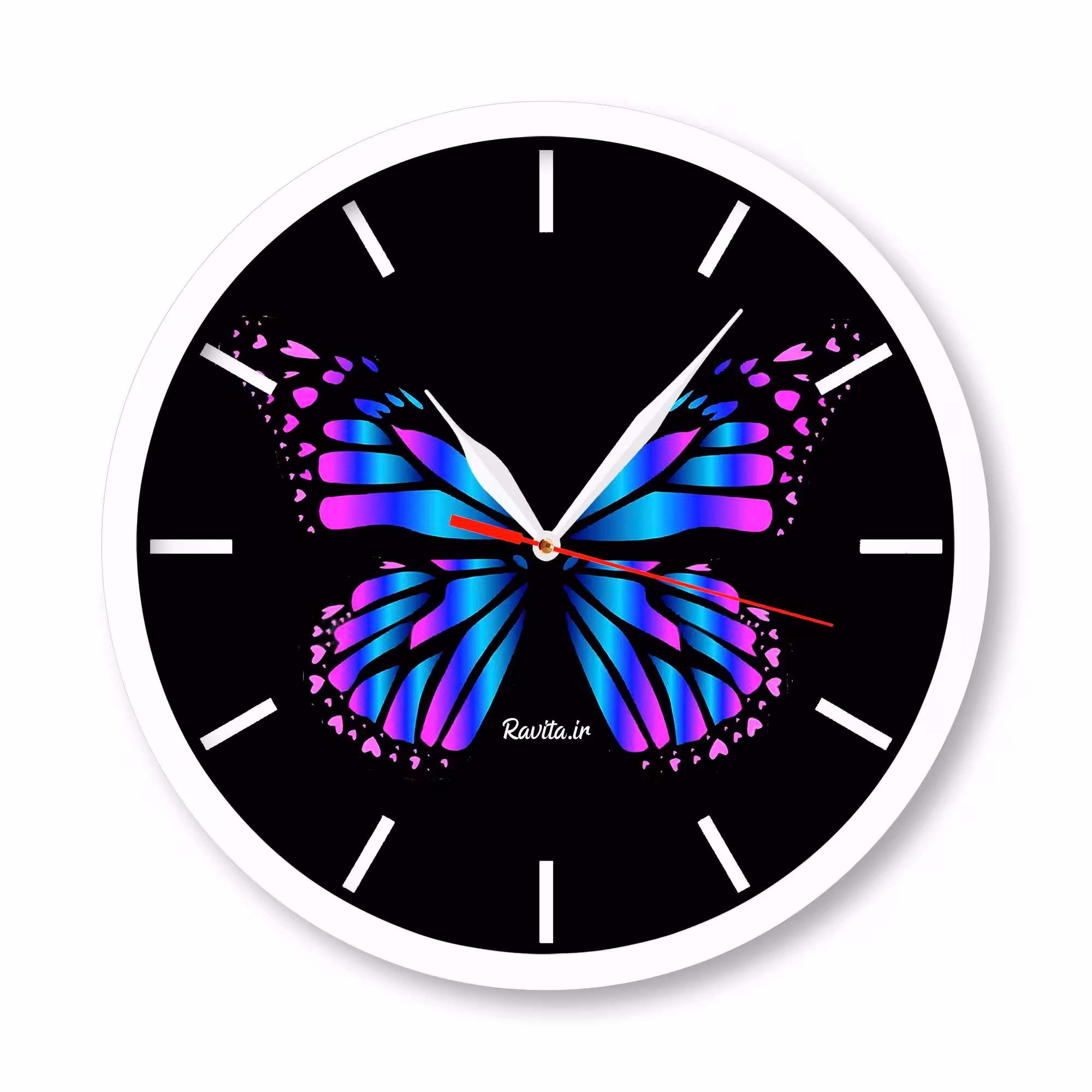 ساعت‌های دیواری راویتا طرح پروانه 1836