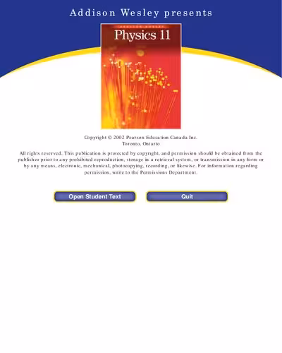 خرید و دانلود نسخه کامل کتاب Addison Wesley Physics 11