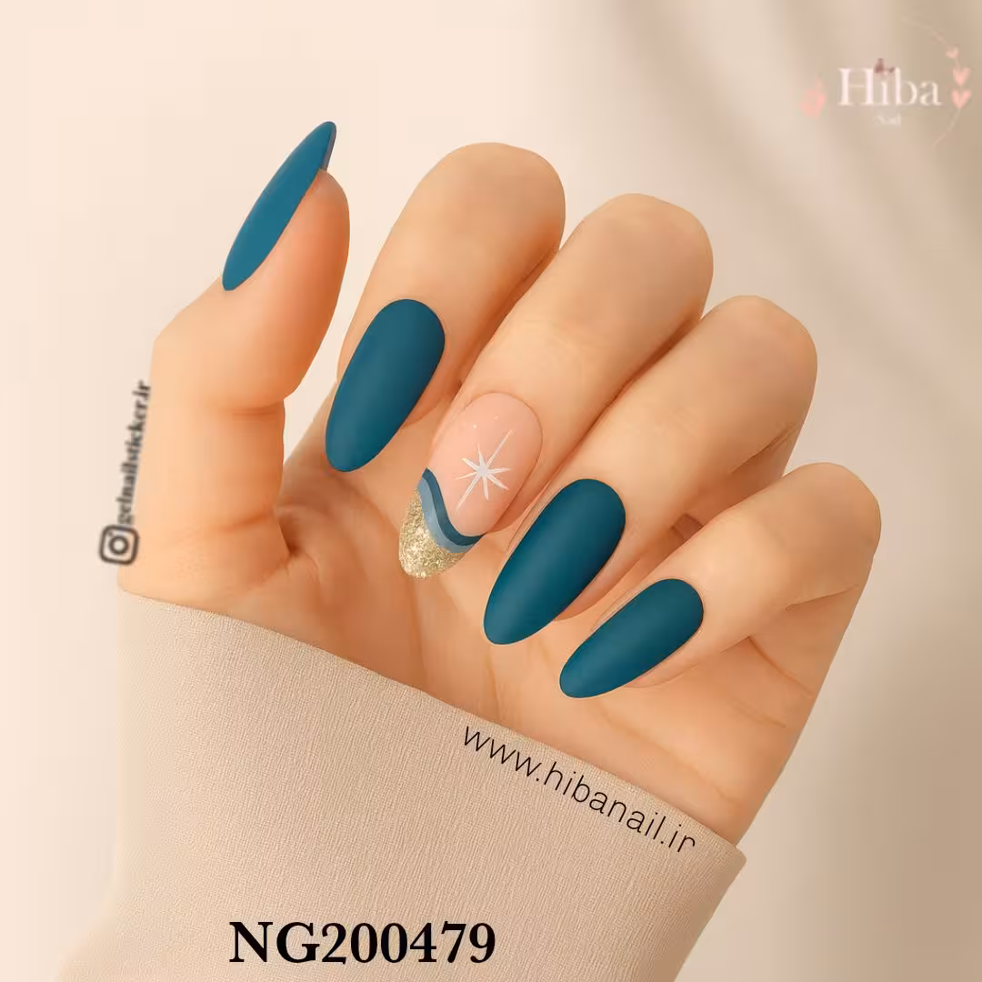 استیکر ژله ای کاشت ناخن (نیل رپ)_کد NG200479