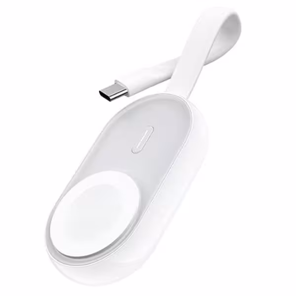 پاوربانک 1200 میلی آمپر و شارژر بی سیم اپل واچ رسی مدل RCW-29