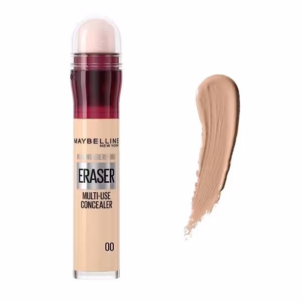 کانسیلر میبلین شماره 00 (00 maybelline- concealer eraser ivory)